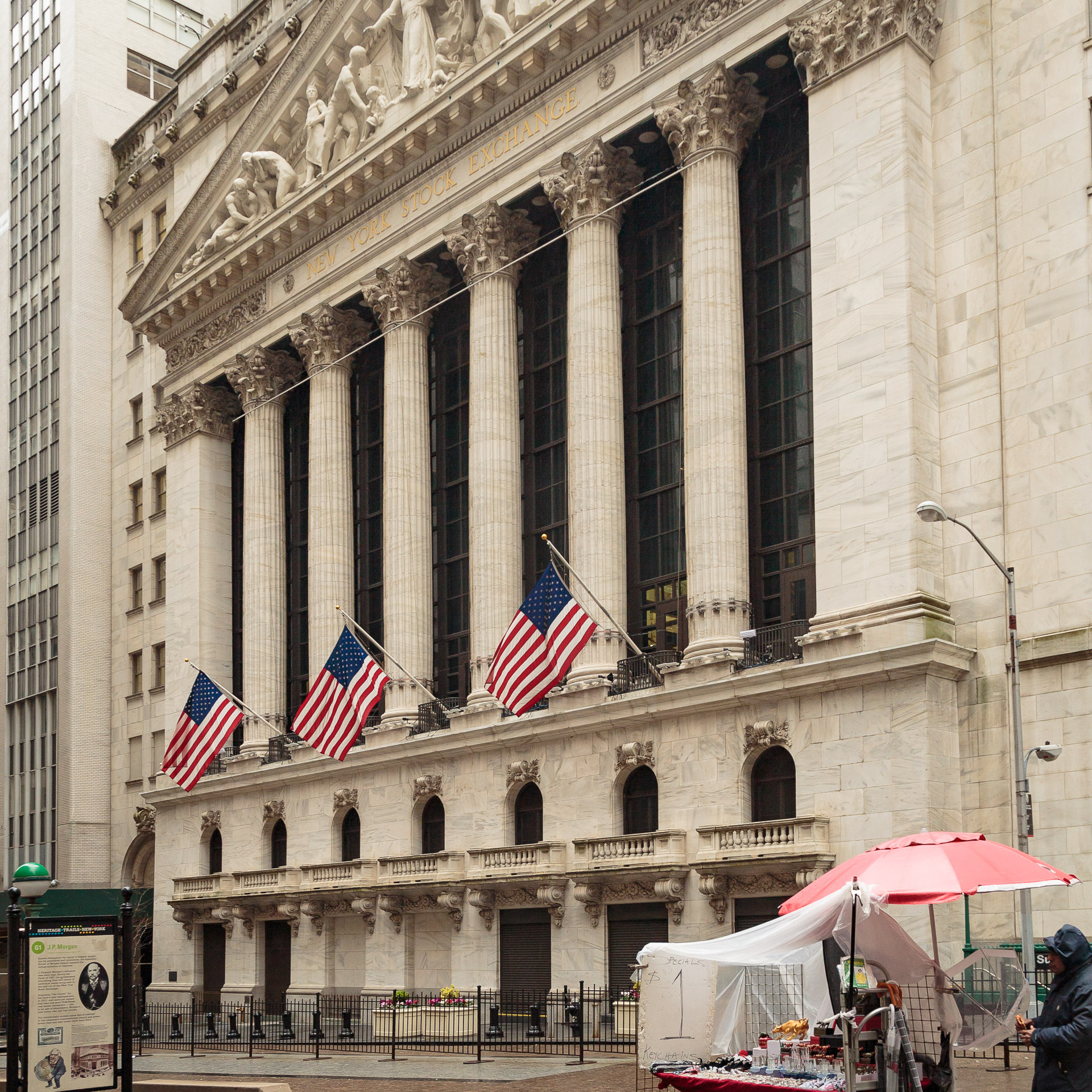 Börse in der Wall Street