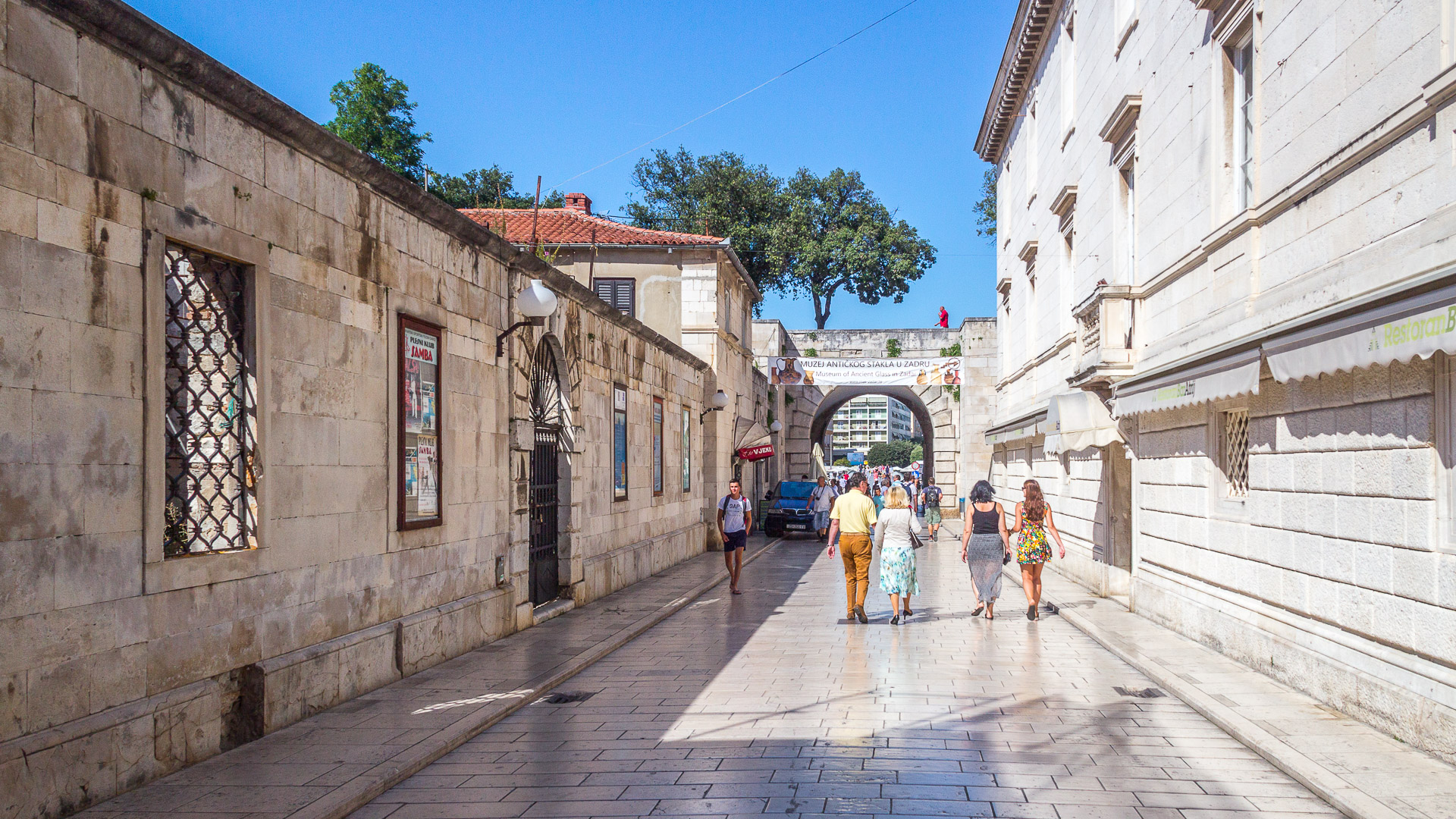 Eingang von Zadar