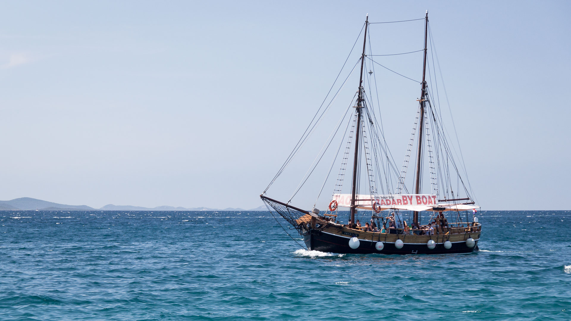 Ausflugsboot bei Zadar