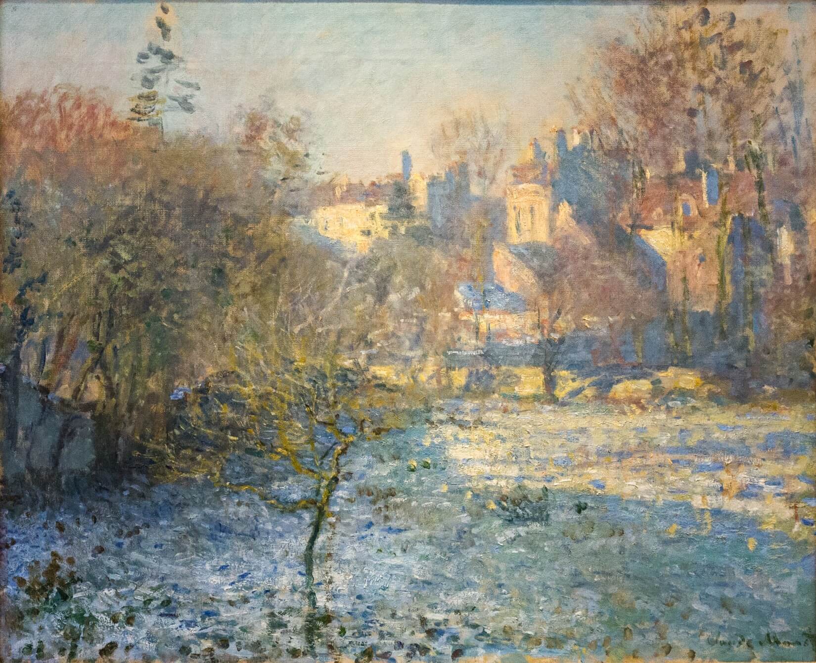 Claude Monet, Raureif (1875)