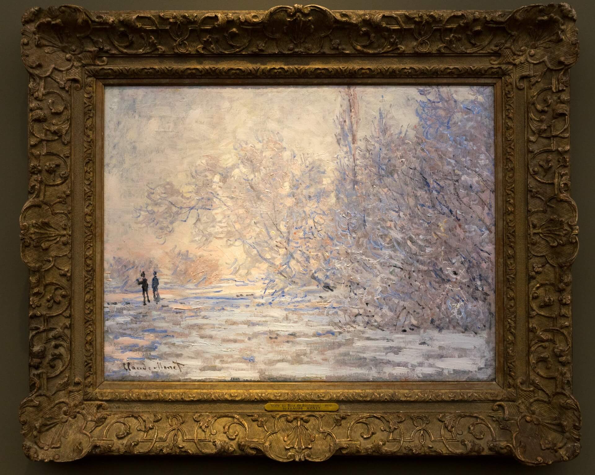 Claude Monet, Raureif in Giverny (1885)