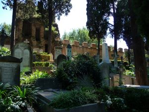 der Protestantische Friedhof, Rom, cimitero acattolico