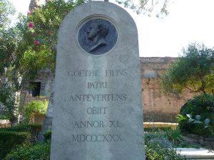 Protestantischer Friedhof, Rom, Goethe