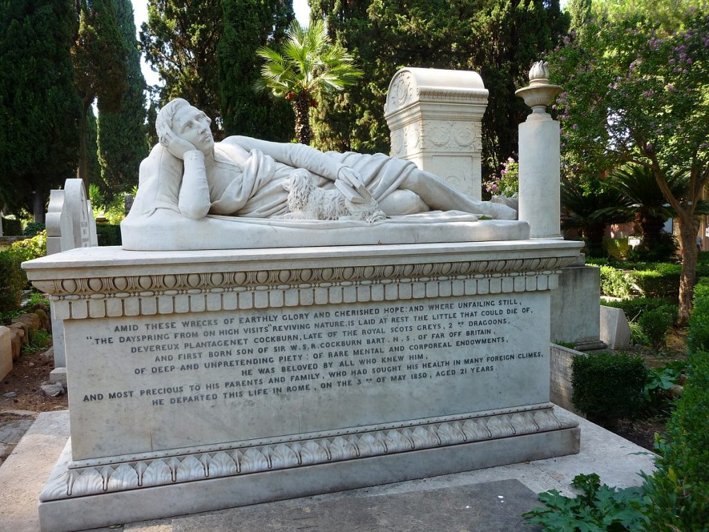 Protestantischer Friedhof, Rom, Cimitero acattolico